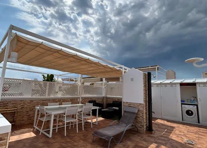 Sol Y Luna Con Terraza Y Barbacoa