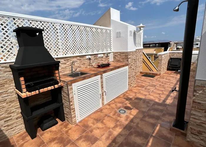 Sol Y Luna Con Terraza Y Barbacoa